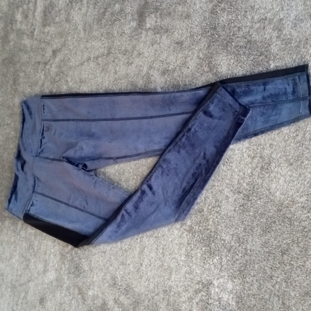 Alala velvet leggings with side stripe
